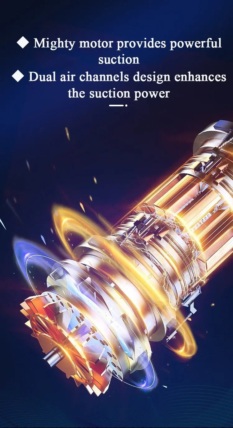 Mini Car Vacuum Cleaner Powerful Cleaning Machine Car Accessories Home Auto Robot Wireless Cleaner Home Appliance Strong Suction My Store