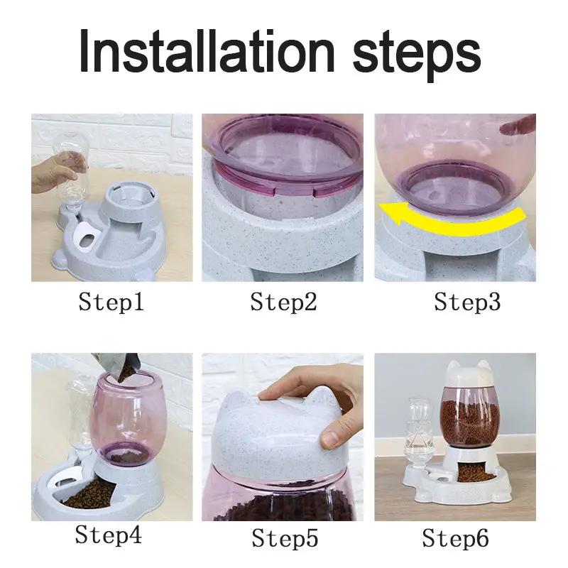 Automatic pet feeder drinking fountain My Store