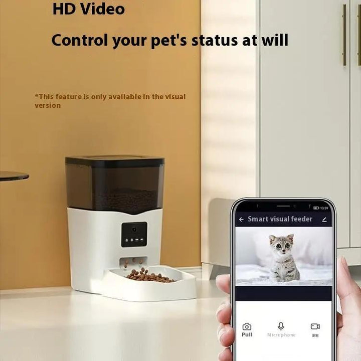 Cat Food Automatic Timing Feeder Video Interactive Pet Cat Feeder My Store