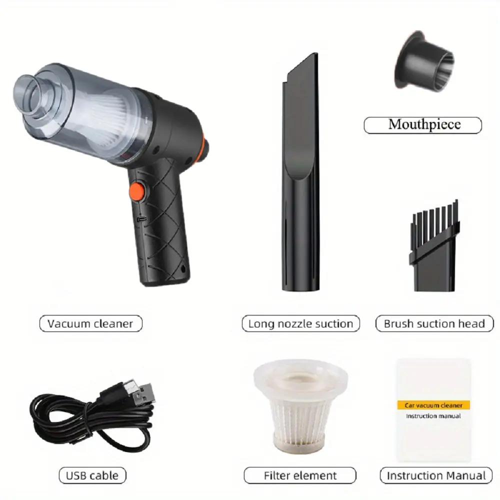 Mini Car Vacuum Cleaner Powerful Cleaning Machine Car Accessories Home Auto Robot Wireless Cleaner Home Appliance Strong Suction My Store